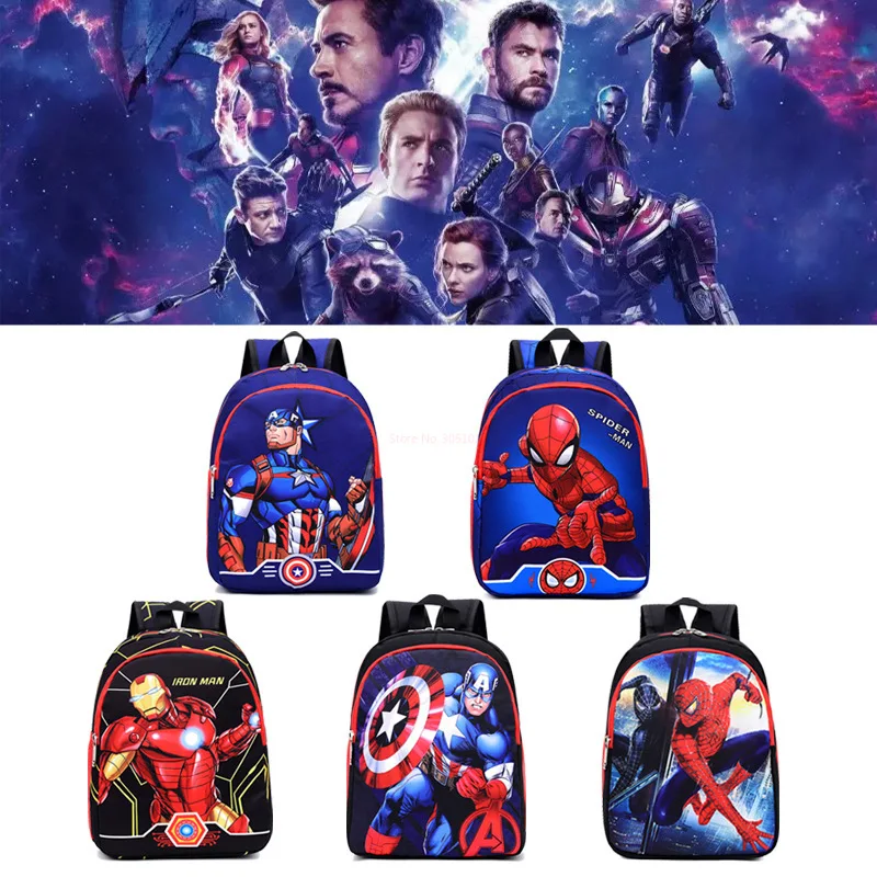 Marvel Spider Man Backpack Children Cartoon Captain America Kindergarten School Bag For Boys Anit-lost Infantil Schoolbag Gift
Marvel Spider Man Backpack Children Cartoon Captain America Kindergarten School Bag For Boys Anit-lost Infantil Schoolbag Gift