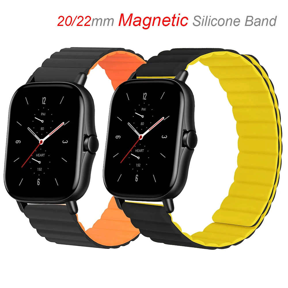 Ремешок силиконовый магнитный для Huami Amazfit GTS 4 3 2e Mini Bip U S Lite, браслет для часов GTR 42 47 мм Pace Strato, 20 мм 22 мм
Ремешок силиконовый магнитный для Huami Amazfit GTS 4 3 2e Mini Bip U S Lite, браслет для часов GTR 42 47 мм Pace Strato, 20 мм 22 мм
