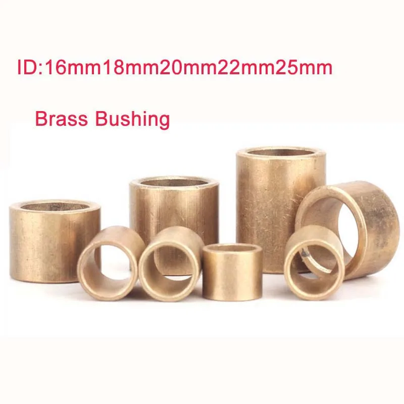 1-2Pcs Shafts Inner Diameter 16mm18mm20mm22mm25mm Brass Bushing Guide Sleeve Precision Copper Base Bearing
1-2Pcs Shafts Inner Diameter 16mm18mm20mm22mm25mm Brass Bushing Guide Sleeve Precision Copper Base Bearing