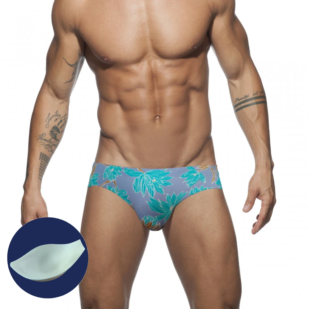 Men Sexy Swim Bikini Surf Triangle Briefs Waterproof Flower Print Swimming Shorts Fashion Low Waist Beachwear Swim Bottoms Male
Men Sexy Swim Bikini Surf Triangle Briefs Waterproof Flower Print Swimming Shorts Fashion Low Waist Beachwear Swim Bottoms Male