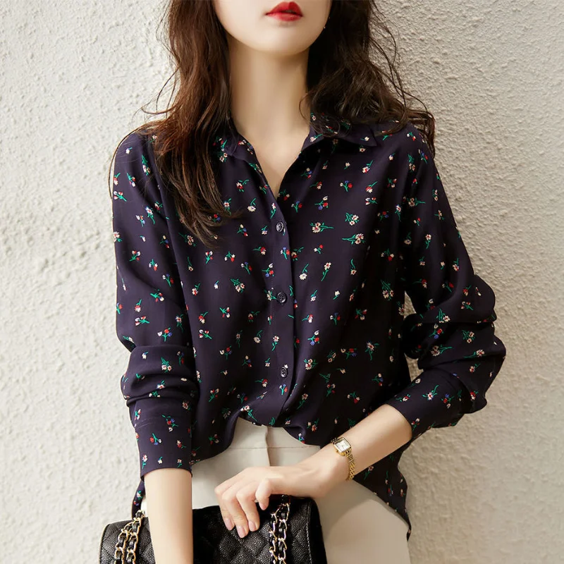 Autumn Floral Long Sleeve Blue Shirt Women New Shirt Outer Wear Spring Single-breasted Loose Top Blouses for Women Fashion 2022
Autumn Floral Long Sleeve Blue Shirt Women New Shirt Outer Wear Spring Single-breasted Loose Top Blouses for Women Fashion 2022