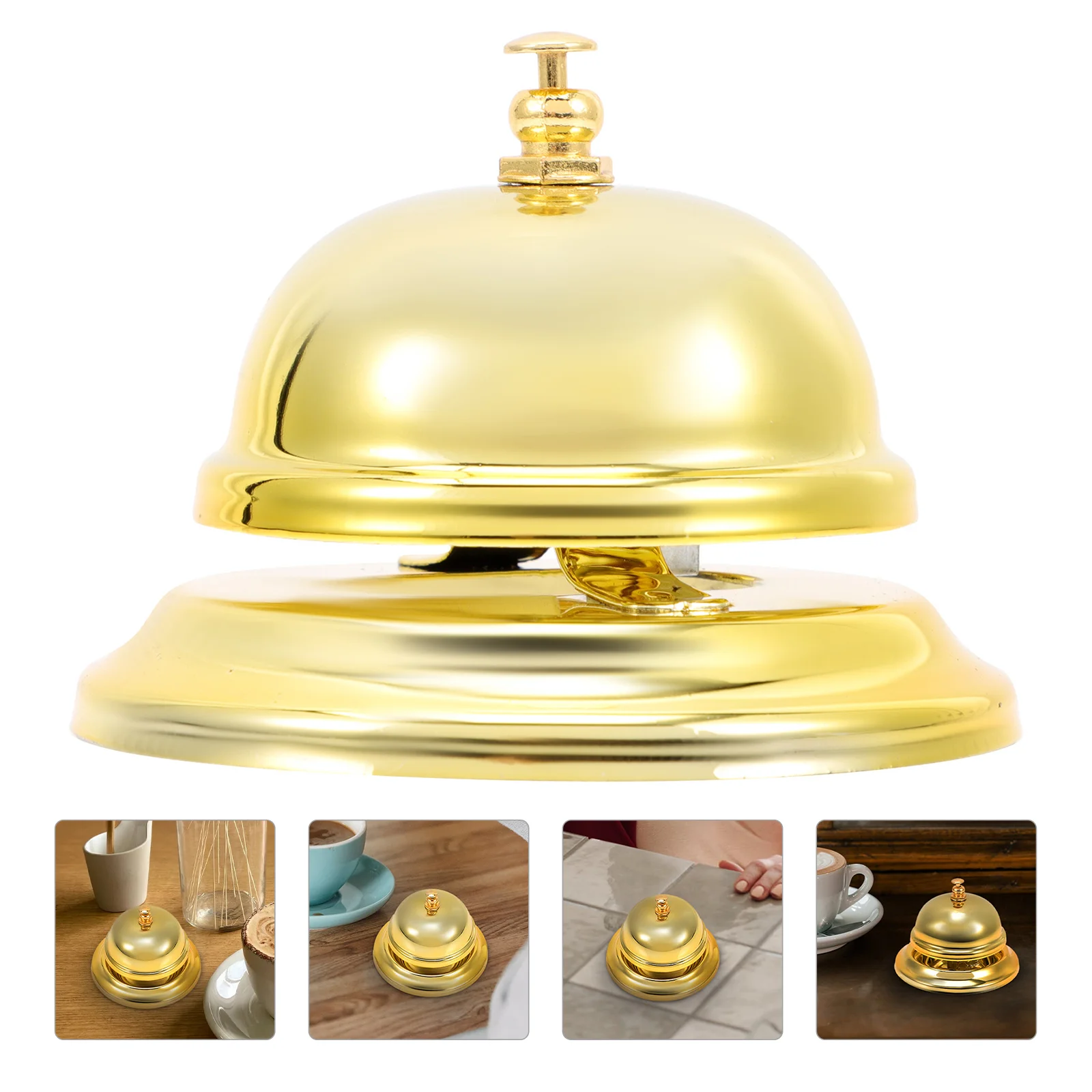Hotel Table Bell Coffee Bar Bell Game Answer Bell Metal Table Bell for Restaurant (Random Style)
Hotel Table Bell Coffee Bar Bell Game Answer Bell Metal Table Bell for Restaurant (Random Style)