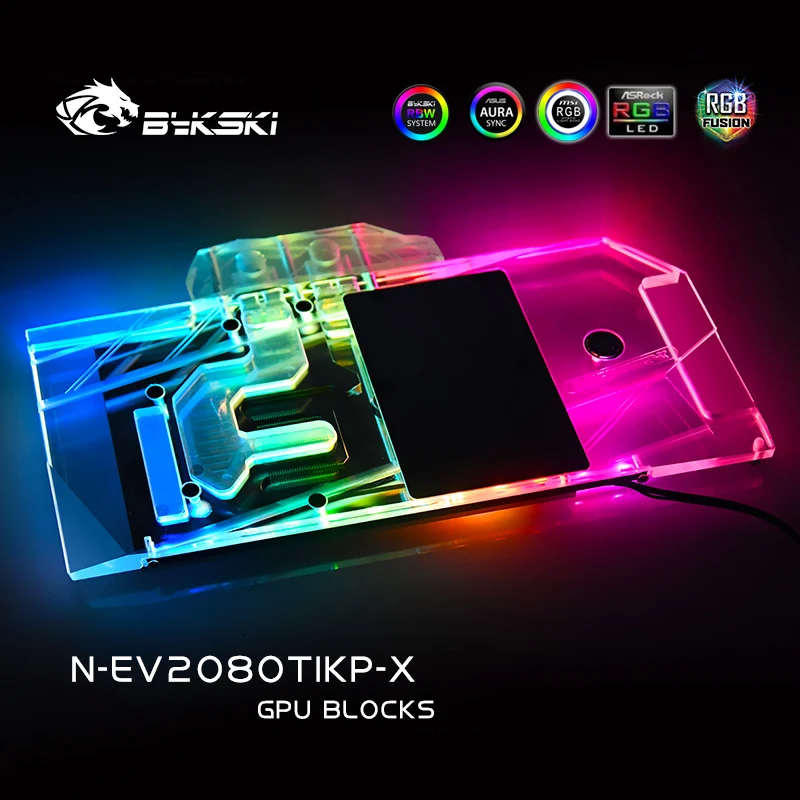 Bykski N-EV2080TIKP-X Full Coverage GPU Water Block For EVGA NVIDIA RTX2080TI KINGPIN Graphics Card,VGA Block,GPU Cooler
Bykski N-EV2080TIKP-X Full Coverage GPU Water Block For EVGA NVIDIA RTX2080TI KINGPIN Graphics Card,VGA Block,GPU Cooler