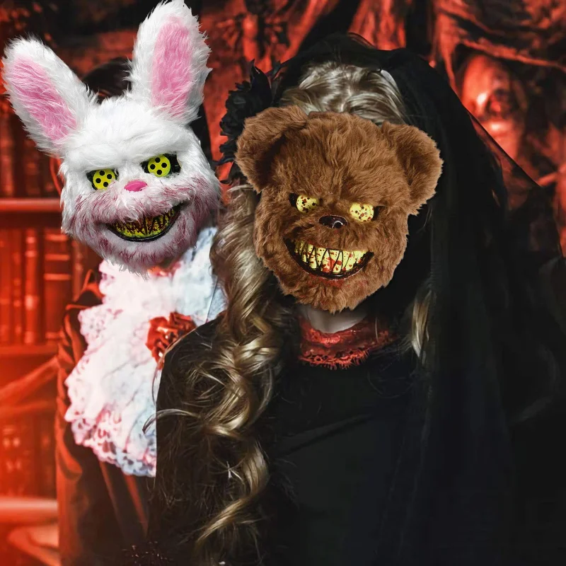 Gothic Horror Rabbit Mask Toy Bloody Killer Rabbit Halloween Christmas Cosplay Costume Scary Mask Masque Props Killer Bear Toys
Gothic Horror Rabbit Mask Toy Bloody Killer Rabbit Halloween Christmas Cosplay Costume Scary Mask Masque Props Killer Bear Toys