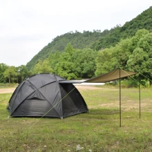 6 7 8 Person Shell Tent Eggshell Tent Ball Tent Family Camping Tent with Floor, PU4000 Waterproof Outdoor Tent with Tarp