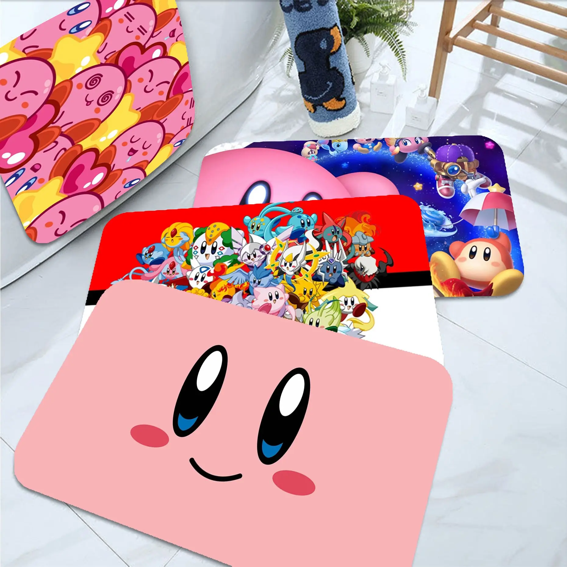 BANDAI Cute Kirby Star Hallway Carpet Kids Room Bedroom Decoration Balcony Anti-Slip Doormat Living Room Alfombra
BANDAI Cute Kirby Star Hallway Carpet Kids Room Bedroom Decoration Balcony Anti-Slip Doormat Living Room Alfombra