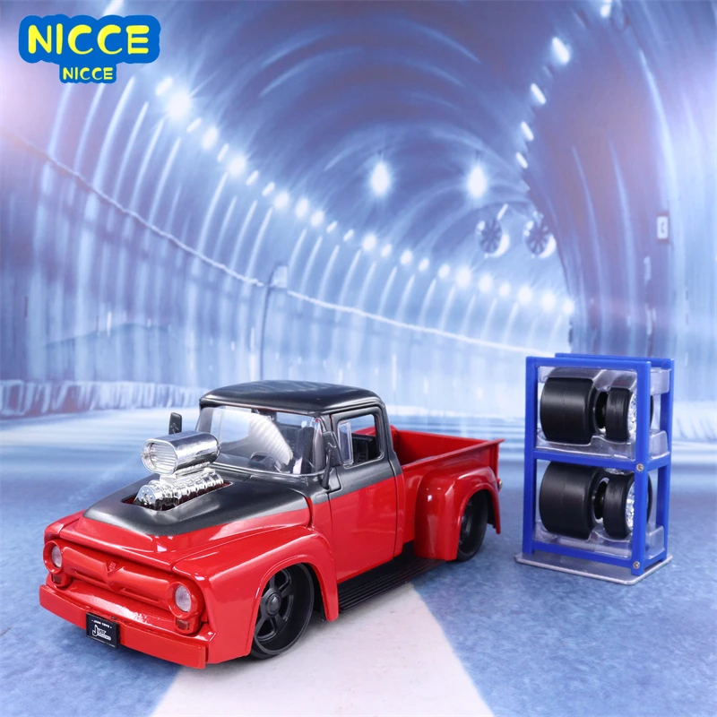 Nicce 1:24 Ford 1956 F-100 Pickup Diecast Car Metal Alloy Model Car Toys for Children Gift Collection J79
Nicce 1:24 Ford 1956 F-100 Pickup Diecast Car Metal Alloy Model Car Toys for Children Gift Collection J79