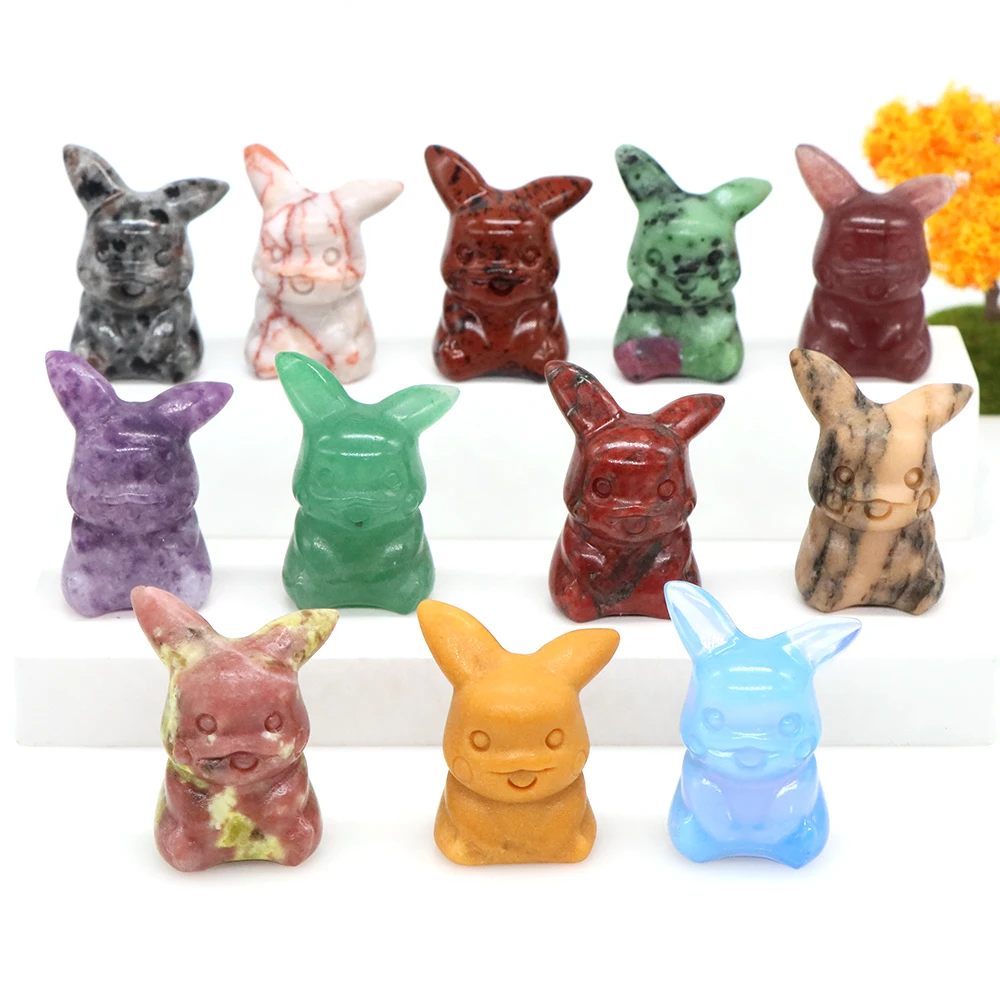 1.5"Healing Crystal Fantastic Baby Cartoon Animal Statue Natural Stone Carved Gems Figurine Home Decor Ornament Christmas Gifts 
1.5"Healing Crystal Fantastic Baby Cartoon Animal Statue Natural Stone Carved Gems Figurine Home Decor Ornament Christmas Gifts