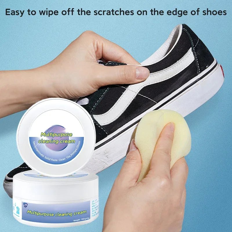 260g White Shoes Cleaning Cream Stains Remover Shoes Whitening All-Purpose Cleansing Cream With Wipe Sponge For Shoes Sneakers
260g White Shoes Cleaning Cream Stains Remover Shoes Whitening All-Purpose Cleansing Cream With Wipe Sponge For Shoes Sneakers