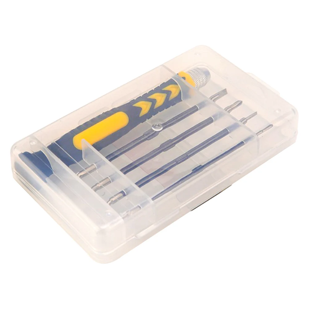5pcs In 1 Hardware Slotted Cross Screwdriver Set 130*76mm HRC52-54 PH1.5 PH2.0 PH2.5 PH3.0 SL1.5/2.0/2.5/3.0mm Hand Tools
5pcs In 1 Hardware Slotted Cross Screwdriver Set 130*76mm HRC52-54 PH1.5 PH2.0 PH2.5 PH3.0 SL1.5/2.0/2.5/3.0mm Hand Tools