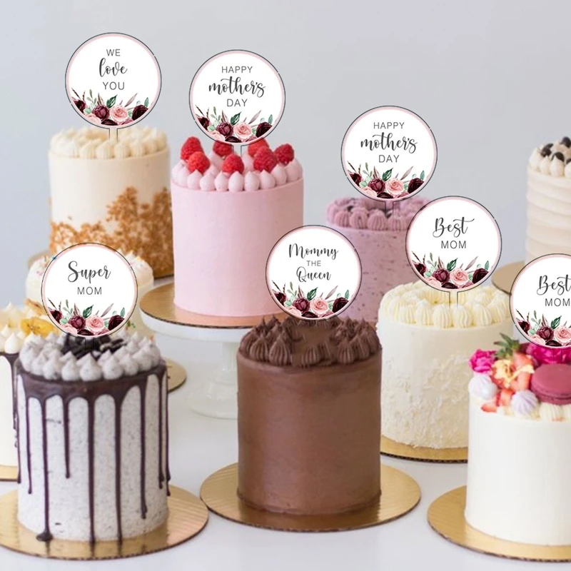 10pcs Happy Birthday Cake Topper Acrylic Happy Mother's Day Cupcake Picks Stick N1HF
10pcs Happy Birthday Cake Topper Acrylic Happy Mother's Day Cupcake Picks Stick N1HF
