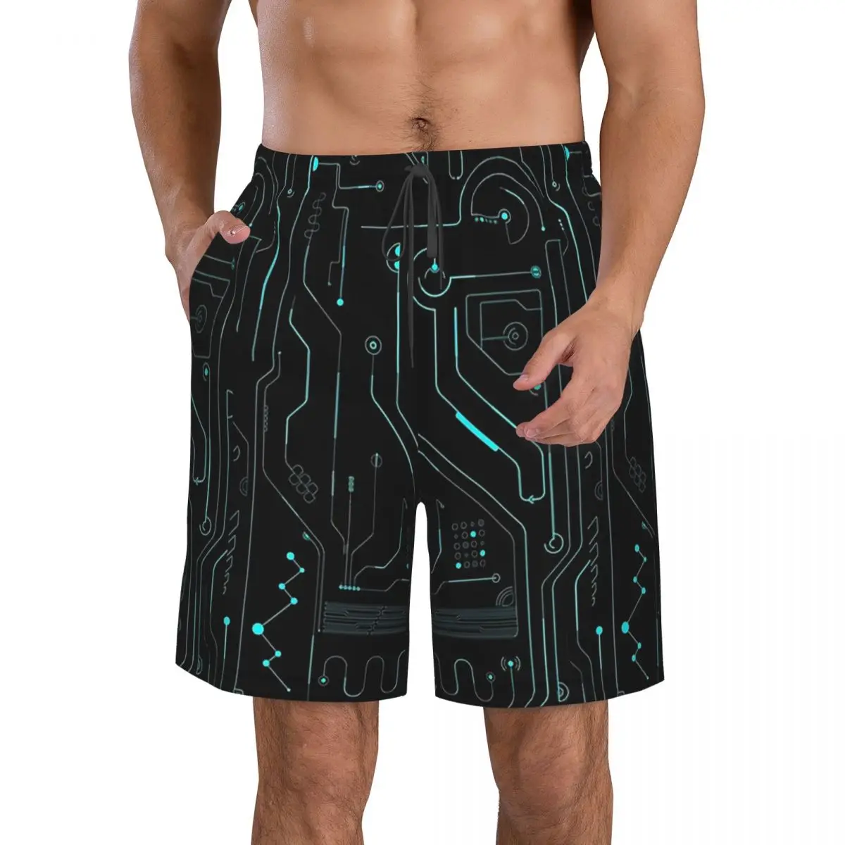 Circuit Board Men's Beach Shorts Code Geek Linux Quick Dry Male Beachwear Surfing Boardshorts
Circuit Board Men's Beach Shorts Code Geek Linux Quick Dry Male Beachwear Surfing Boardshorts