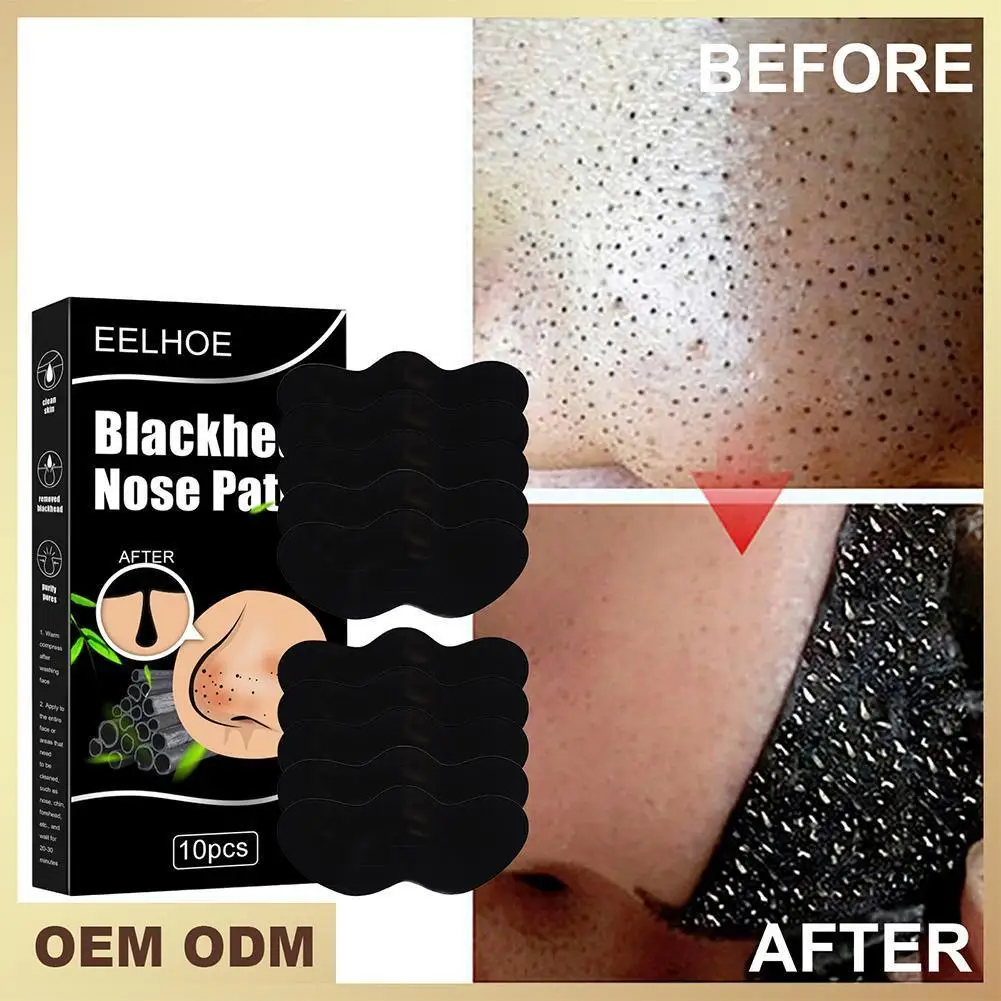 10pcs/box Nose Blackhead Remover Mask Deep Cleansing Skin Care Shrink Pore Acne Treatment Mask Nose Black Dots Pore Clean Strips
10pcs/box Nose Blackhead Remover Mask Deep Cleansing Skin Care Shrink Pore Acne Treatment Mask Nose Black Dots Pore Clean Strips