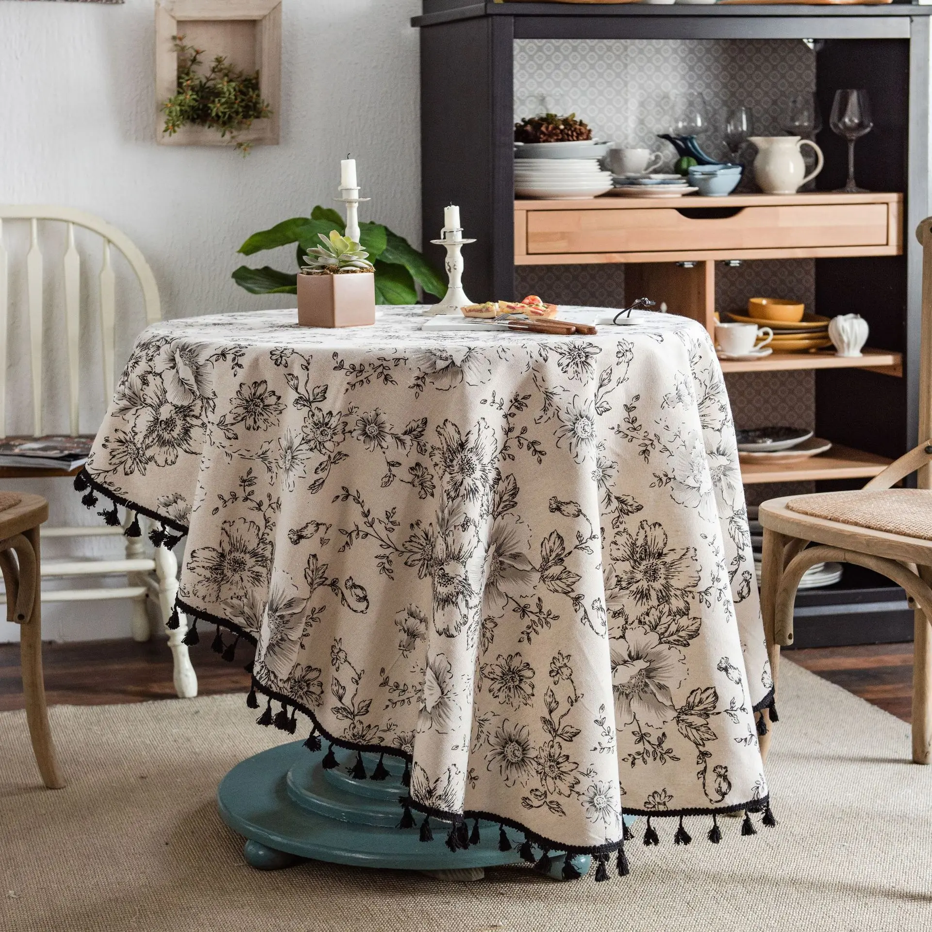 Blue Rose Printed Tablecloth Table Cloth Pastoral Cotton Linen Retro Round Table Cover for Dining Table Party Home Decoration
Blue Rose Printed Tablecloth Table Cloth Pastoral Cotton Linen Retro Round Table Cover for Dining Table Party Home Decoration