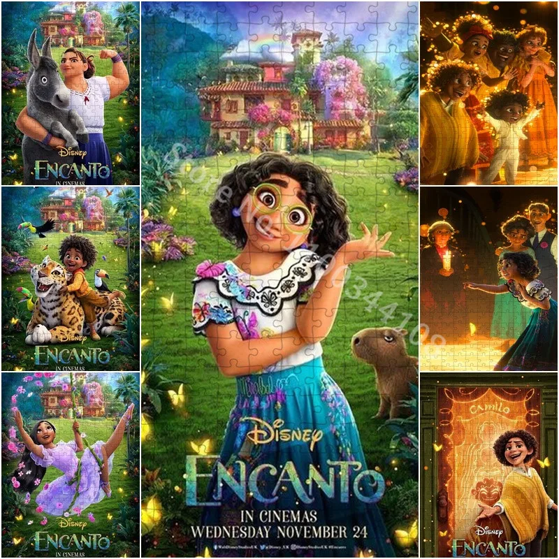 300/500/1000 Pieces Jigsaw Puzzles Disney Encanto Puzzle Adults Kids Intellectual Educational Diy Toys Family Couple Game Gifts 
300/500/1000 Pieces Jigsaw Puzzles Disney Encanto Puzzle Adults Kids Intellectual Educational Diy Toys Family Couple Game Gifts