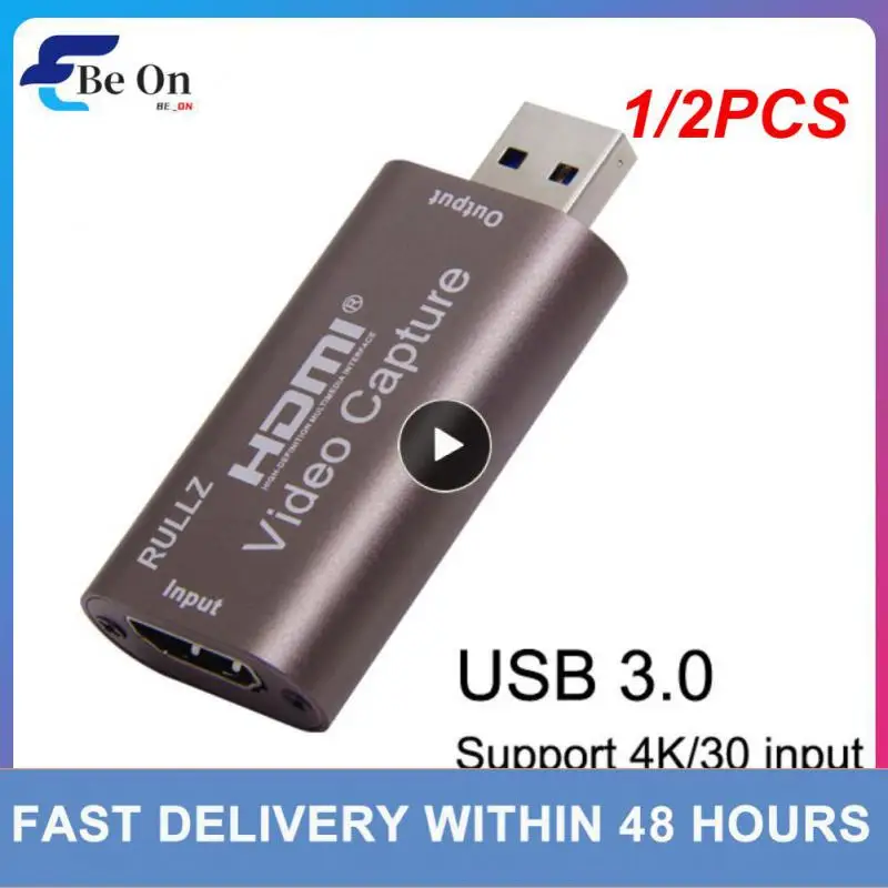 1/2PCS Audio Video Capture Card 4K 1080P HDMI-compatible USB 3.0 Record to DSLR Camcorder Action Cam for Gaming Streaming
1/2PCS Audio Video Capture Card 4K 1080P HDMI-compatible USB 3.0 Record to DSLR Camcorder Action Cam for Gaming Streaming