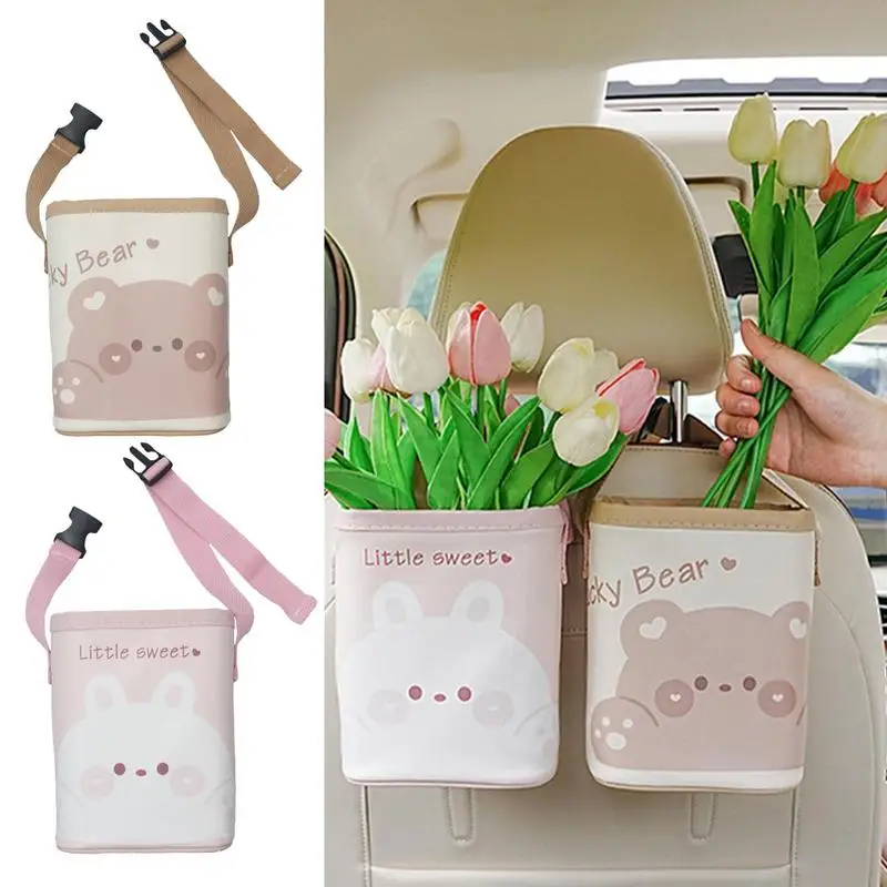 Cartoon Car Trash Can Vehicle Storage Garbage Bag Car Garbage Dust Case Storage Box Auto Seat Back Trash Can For Drinks Snacks
Cartoon Car Trash Can Vehicle Storage Garbage Bag Car Garbage Dust Case Storage Box Auto Seat Back Trash Can For Drinks Snacks