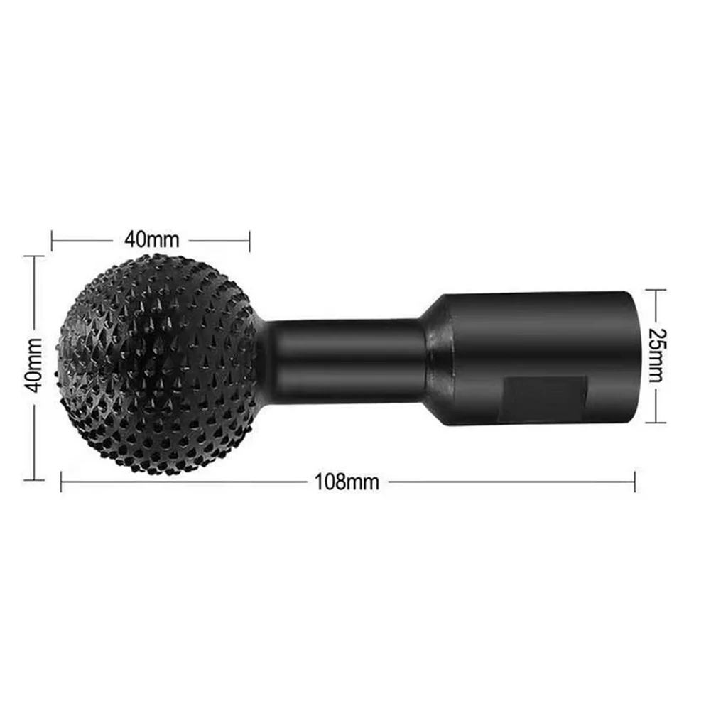 1pc Spherical Spindles Wood Gouge 10mm Ball Gouge Carving Tool Carbon Steel Ball Gouge Grinding Head For 100 Angle Grinder
1pc Spherical Spindles Wood Gouge 10mm Ball Gouge Carving Tool Carbon Steel Ball Gouge Grinding Head For 100 Angle Grinder
