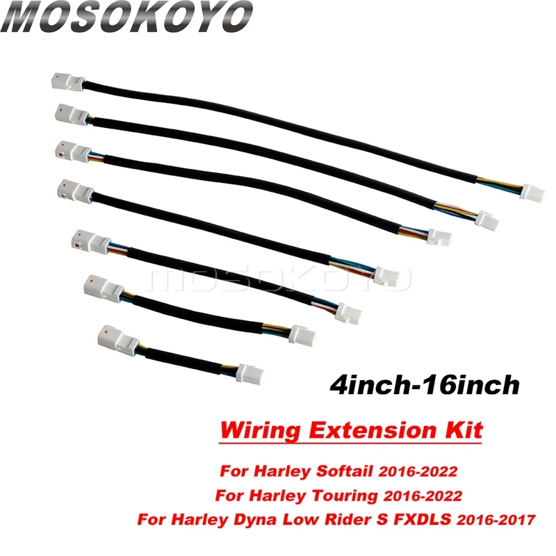 Plug N Play Wiring Extension Harness Cable For Harley Softail 18-2022 FXLRST FXDR FXST FXBR FXBB FXBBS Breakout Fat Boy 4"-16"
Plug N Play Wiring Extension Harness Cable For Harley Softail 18-2022 FXLRST FXDR FXST FXBR FXBB FXBBS Breakout Fat Boy 4"-16"