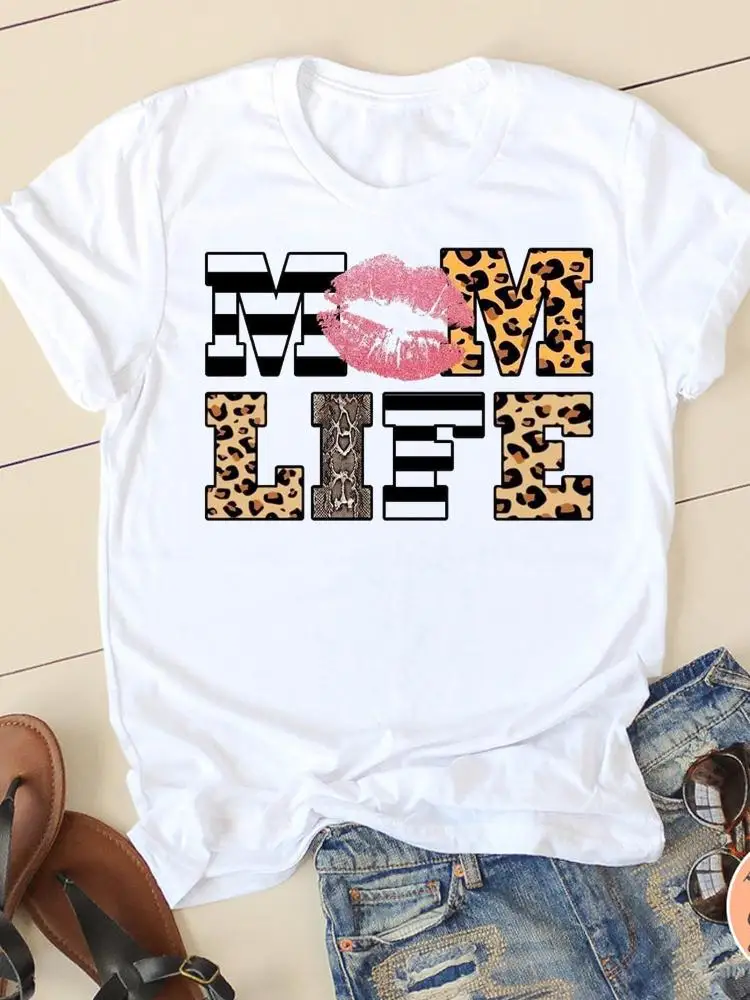 T-shirts Clothing Short Sleeve Clothes Fashion Summer Casual Leopard Letter Trend Mom Ladies Print Women T Female Graphic Tee
T-shirts Clothing Short Sleeve Clothes Fashion Summer Casual Leopard Letter Trend Mom Ladies Print Women T Female Graphic Tee