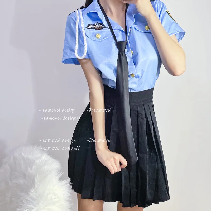 Female Cosplay Anime Policewoman Pajamas Sexy Erotic Lingerie Uniform Temptation Nightwear Police Secretary Professional
Female Cosplay Anime Policewoman Pajamas Sexy Erotic Lingerie Uniform Temptation Nightwear Police Secretary Professional