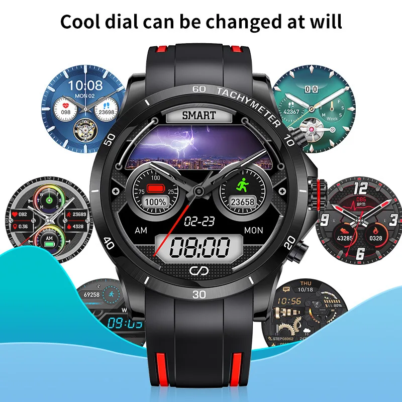 1.6inch Bluetooth call IP68 waterproof various dials 600mAh blood pressure monitoring compatible with iPhone Android smartwatch
1.6inch Bluetooth call IP68 waterproof various dials 600mAh blood pressure monitoring compatible with iPhone Android smartwatch