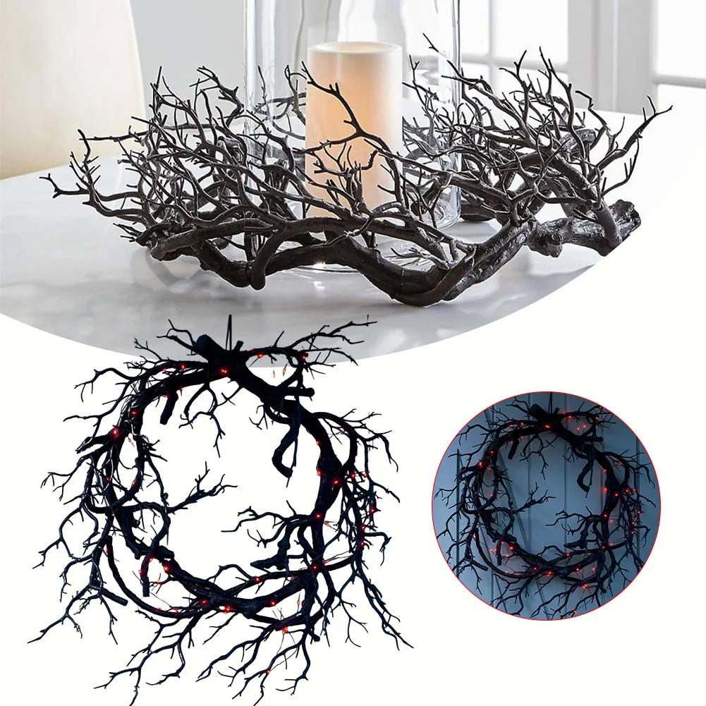 1Pc Halloween Wreath Black Branch Garland Festival Decoration Glowing Black Branch Flower Garland Simulation Branch Decor
1Pc Halloween Wreath Black Branch Garland Festival Decoration Glowing Black Branch Flower Garland Simulation Branch Decor