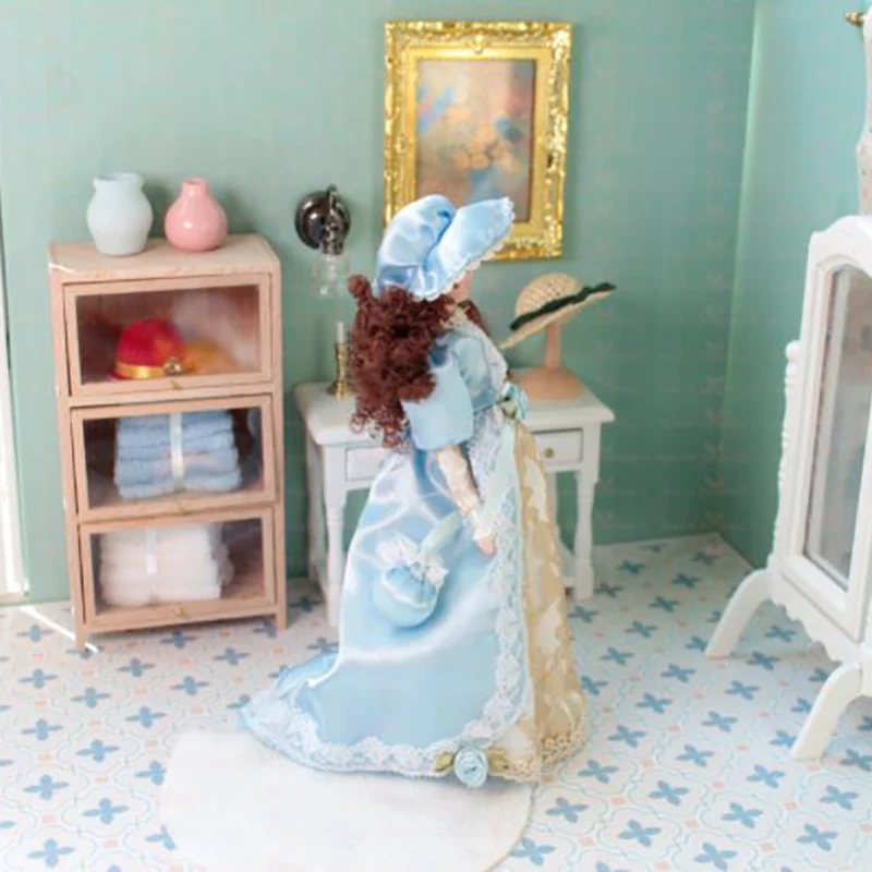 1:12 Dollhouse Miniature Wood Display Wood color three layers vertical cabinet For children Doll Pretend Play Toy
1:12 Dollhouse Miniature Wood Display Wood color three layers vertical cabinet For children Doll Pretend Play Toy