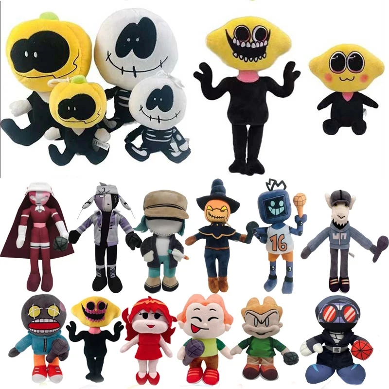 10-30cm Friday Night Funkin Plush Toys Hot Game Spooky Month Skid and Pump Sarv Ruv Garcello Soft Stuffed Dolls Kids Gifts
10-30cm Friday Night Funkin Plush Toys Hot Game Spooky Month Skid and Pump Sarv Ruv Garcello Soft Stuffed Dolls Kids Gifts