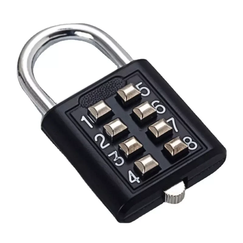2023New 8 Digits Password Code Combination Padlock Zinc Alloy Suitcase For Luggage Travel Code Smart Lock Code Keyed Anti-thieft
2023New 8 Digits Password Code Combination Padlock Zinc Alloy Suitcase For Luggage Travel Code Smart Lock Code Keyed Anti-thieft