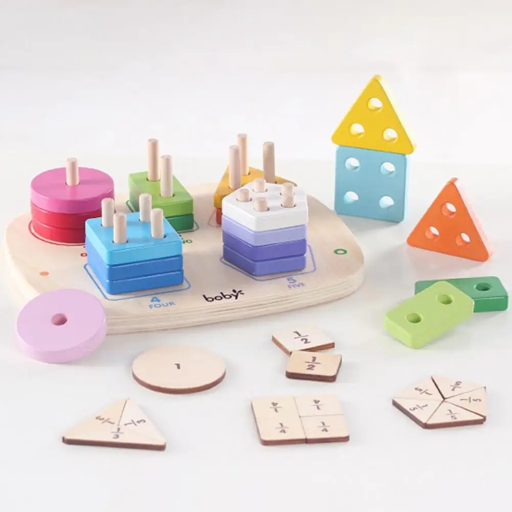 1 Set Wooden Stacking Toy Colorfast Matching Game Perfect Gift Color Sorting Building Block Wooden Block Toy for Age 1-3
1 Set Wooden Stacking Toy Colorfast Matching Game Perfect Gift Color Sorting Building Block Wooden Block Toy for Age 1-3