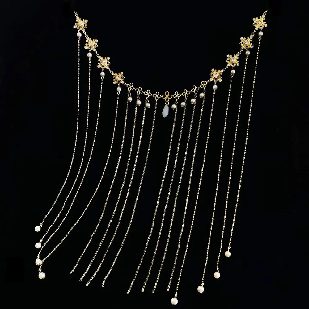 1PC Crystal Veil Long Tassel Hairwear Waterdrop Hair Clips Hollow Pearl Hairband For Women Chinese Style Barrettes Accessories
1PC Crystal Veil Long Tassel Hairwear Waterdrop Hair Clips Hollow Pearl Hairband For Women Chinese Style Barrettes Accessories