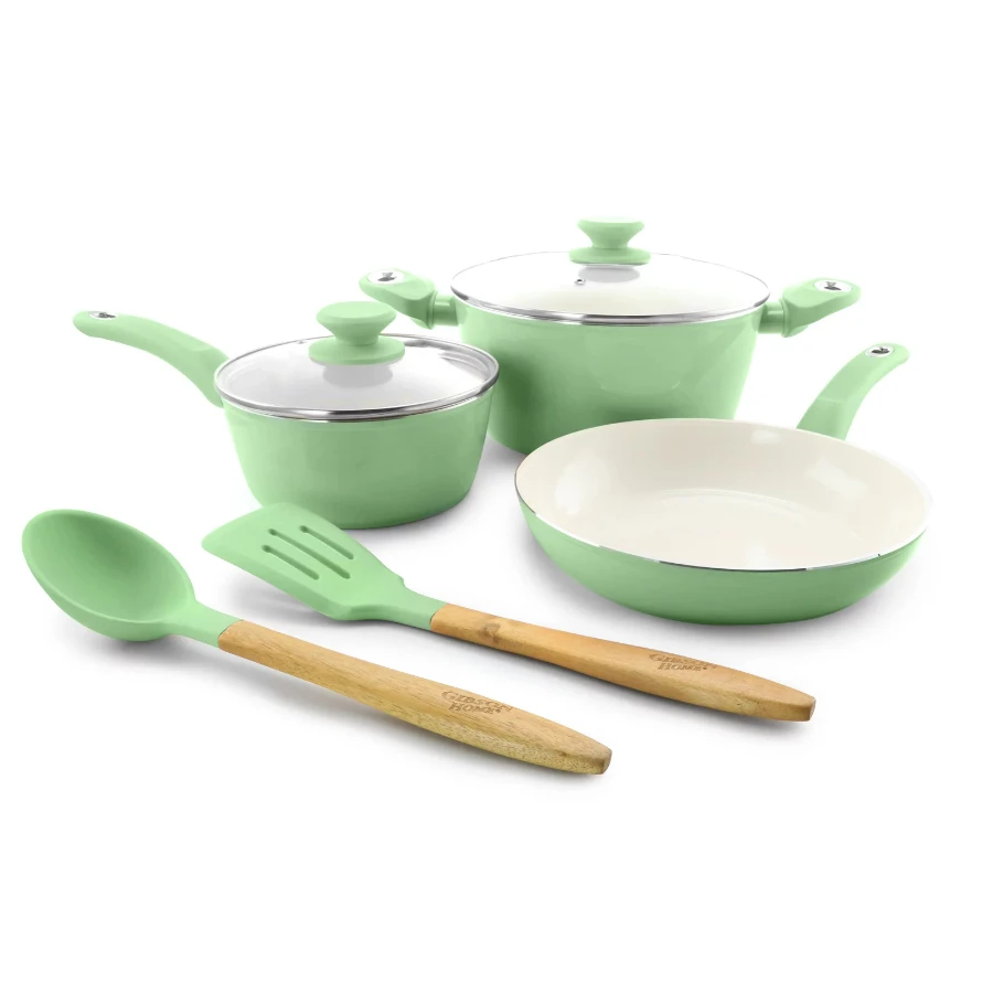 Town Market Square 7 Piece Non-stick Enameled Essential Cookware and Cooking Utensil Set
Town Market Square 7 Piece Non-stick Enameled Essential Cookware and Cooking Utensil Set