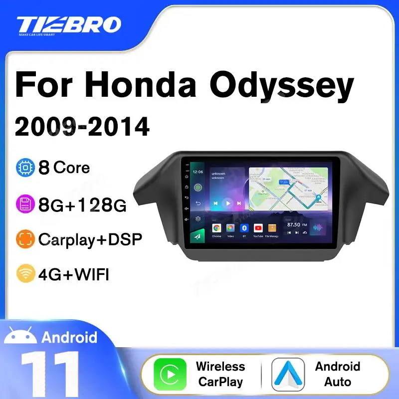 

Android 10 Car Radio For Honda Odyssey 4 RB3 RB4 2009-2014 Android Auto 4G WIFI Carplay Multimedia Player GPS 8+128G Autoradio