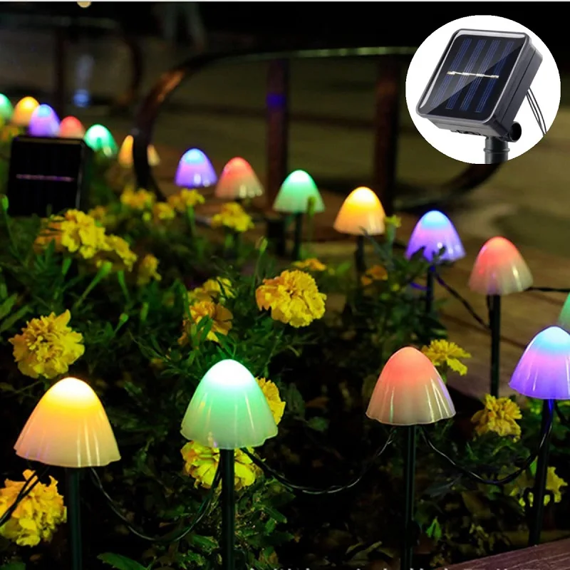 Solar Led Light Outdoor Garland Lighting Mushroom Fairy Light Waterproof Outdoor Solar Lights Yard Garden Patio Landscape Decor
Solar Led Light Outdoor Garland Lighting Mushroom Fairy Light Waterproof Outdoor Solar Lights Yard Garden Patio Landscape Decor