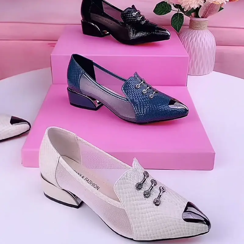 FHANCHU 2022 New Women Mesh Low Heels,Fashion Cormfort Mum's Shoes,Pointed toe,Slip On,Korea Style,White,Black,Dropship
FHANCHU 2022 New Women Mesh Low Heels,Fashion Cormfort Mum's Shoes,Pointed toe,Slip On,Korea Style,White,Black,Dropship