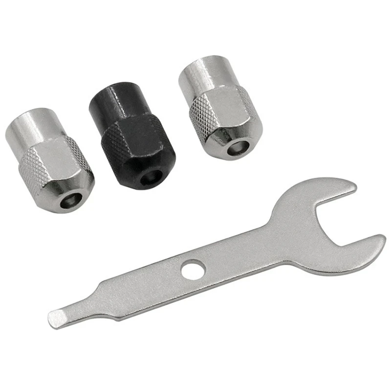 4pcs Electric Chuck With Mini Wrench Multi Chuck Rotary Tool Accessories M7/M8x0.75 Keyless Faster Bit SwapsRotary Tool Sets
4pcs Electric Chuck With Mini Wrench Multi Chuck Rotary Tool Accessories M7/M8x0.75 Keyless Faster Bit SwapsRotary Tool Sets