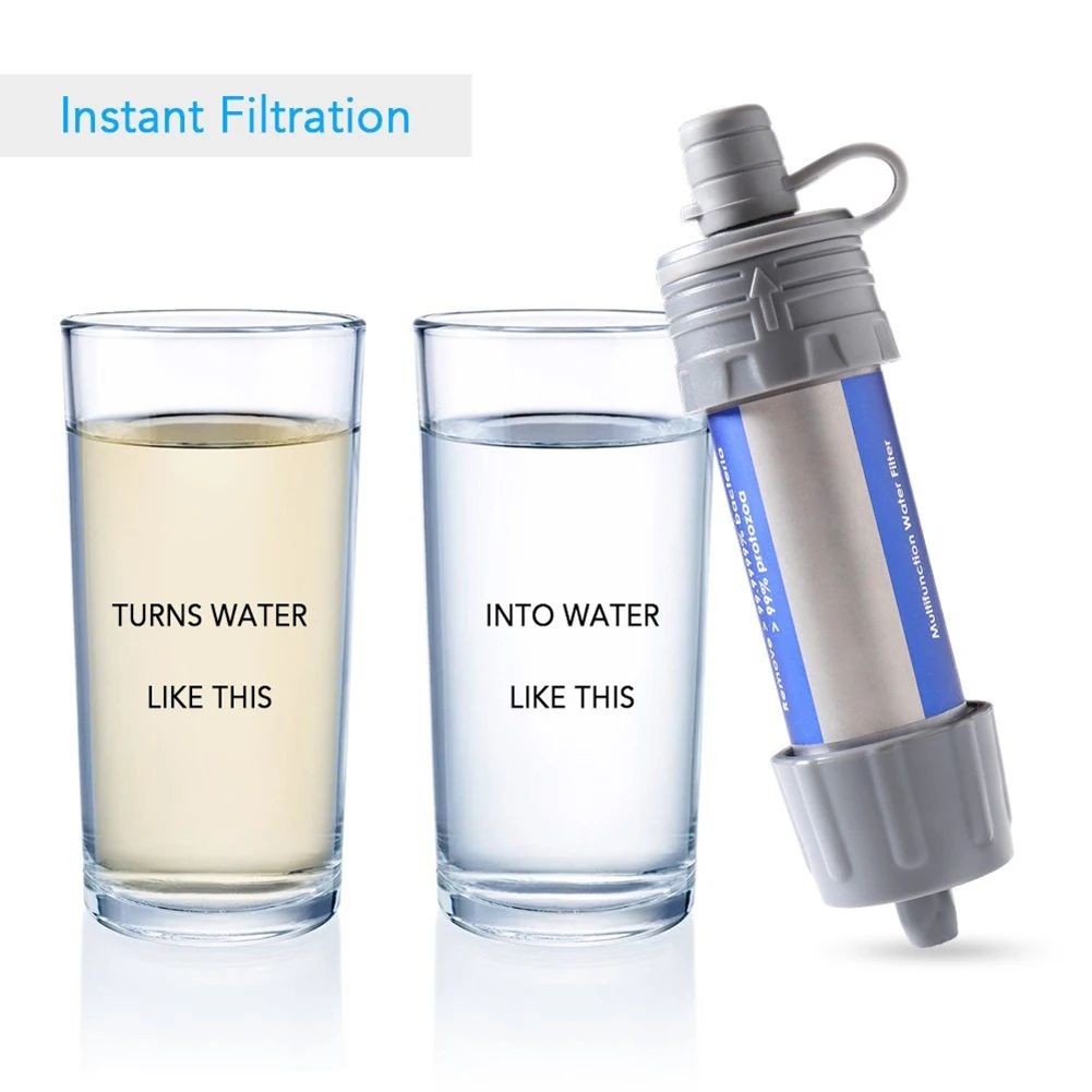 Water Filter Straw 1 Set ABS + TPR + Silicone Filtration System Lightweight Outdoor Camping Hiking High Quality
Water Filter Straw 1 Set ABS + TPR + Silicone Filtration System Lightweight Outdoor Camping Hiking High Quality