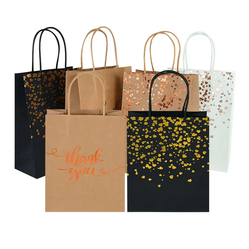 6Pcs Black Bronzing Dot Kraft Gift Bag Wedding Birthday Gift Packaging Portable Shopping Tote Bag Baby Shower Supplies 15x21x8cm
6Pcs Black Bronzing Dot Kraft Gift Bag Wedding Birthday Gift Packaging Portable Shopping Tote Bag Baby Shower Supplies 15x21x8cm
