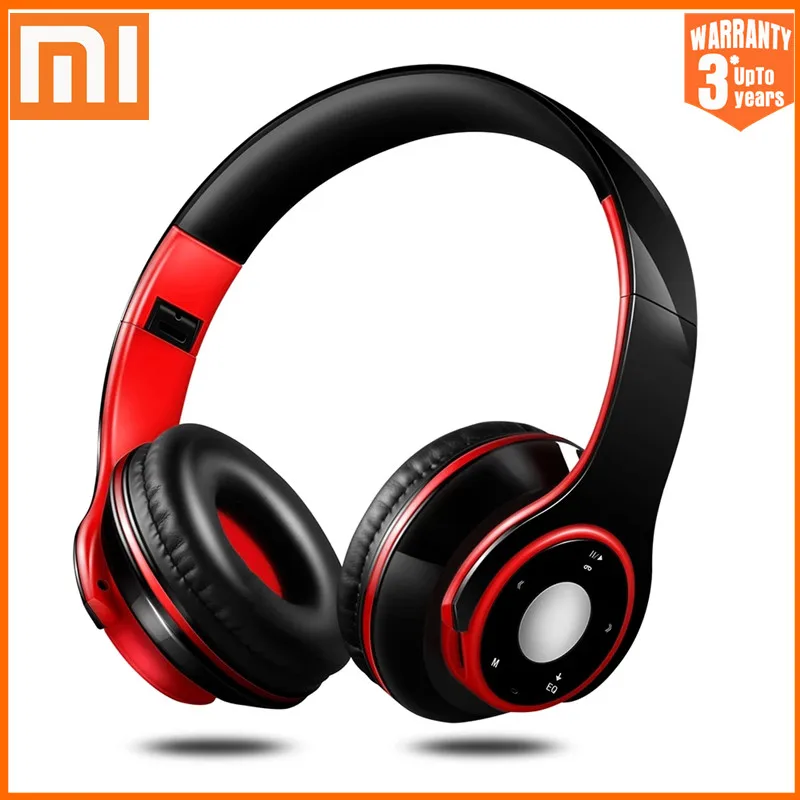 

Xiaomi-auriculares inalámbricos con Bluetooth para niñas, cascos con tarjeta SD y micrófono, HIFI estéreo, para IOS y Android