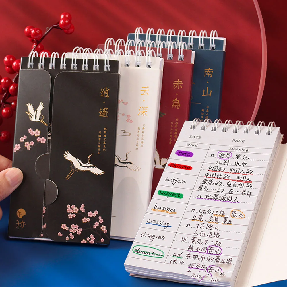 86 Sheets Classic Mini Foreign Languages Word Book Vocabulary Memory Loose-Leaf Study Notebook Japanese School Stationery
86 Sheets Classic Mini Foreign Languages Word Book Vocabulary Memory Loose-Leaf Study Notebook Japanese School Stationery