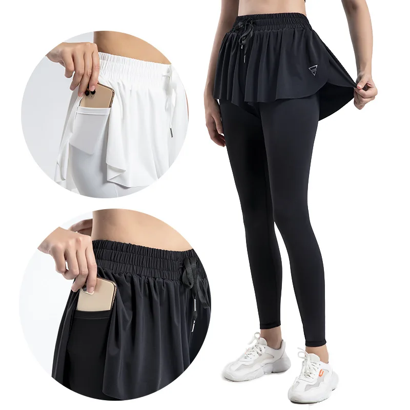 New Yoga Pants Fake Two Pieces Running Fitness Sports Anti Glare Loose Quick Drying Fitness Pants Skirt Warm Jacket
New Yoga Pants Fake Two Pieces Running Fitness Sports Anti Glare Loose Quick Drying Fitness Pants Skirt Warm Jacket