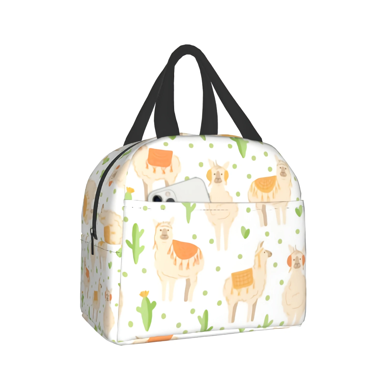 Set Of Cute Alpaca Llama Cacti In Desert Portable Insulated Lunch Bag Adorable Animal Plant Pattern Tote Bento Bag Lunch Tote
Set Of Cute Alpaca Llama Cacti In Desert Portable Insulated Lunch Bag Adorable Animal Plant Pattern Tote Bento Bag Lunch Tote