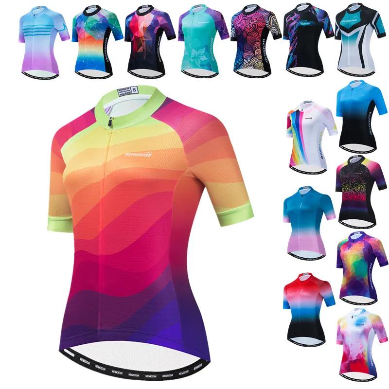 Weimostar Breathable Mountain Bike Jersey Women Summer pro team Cycling Jersey Top Quick Dry Bicycle Shirt Road Cycling Clothing
Weimostar Breathable Mountain Bike Jersey Women Summer pro team Cycling Jersey Top Quick Dry Bicycle Shirt Road Cycling Clothing