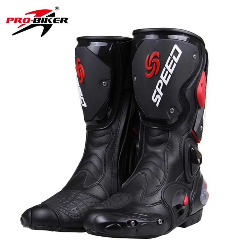 Men PRO-BIKER SPEED BIKERS Motorcycle Boots Top Quality Motocross Off-Road Motorbike Shoes Black/White/Red Big Size 40-45 B1001
Men PRO-BIKER SPEED BIKERS Motorcycle Boots Top Quality Motocross Off-Road Motorbike Shoes Black/White/Red Big Size 40-45 B1001