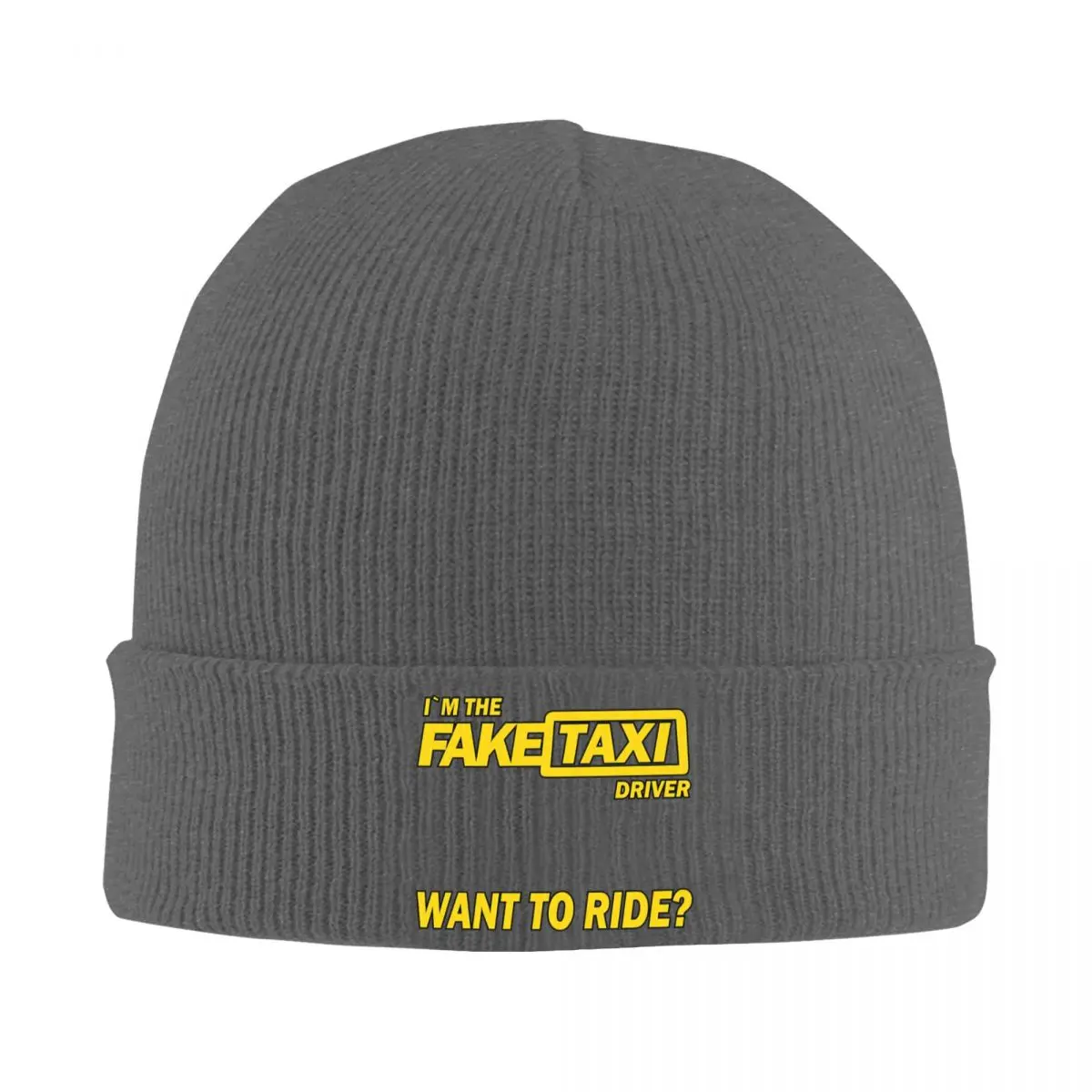 I'M The Fake Taxi Driver (2) теплая вязаная шапка модная с капюшоном осенне-зимние уличные