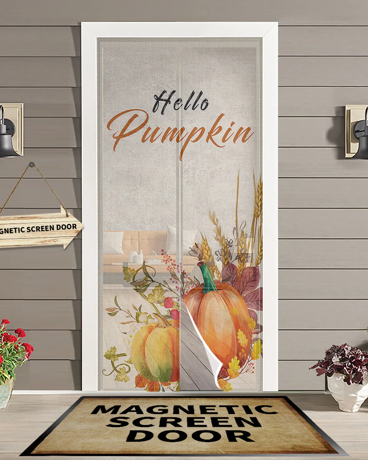 Autumn Pumpkin Ear Of Rice Maple Leaf Modern Magnetic Mosquito Door Curtain Anti Mosquito Insect Fly Bug Bedroom Door Curtain
Autumn Pumpkin Ear Of Rice Maple Leaf Modern Magnetic Mosquito Door Curtain Anti Mosquito Insect Fly Bug Bedroom Door Curtain