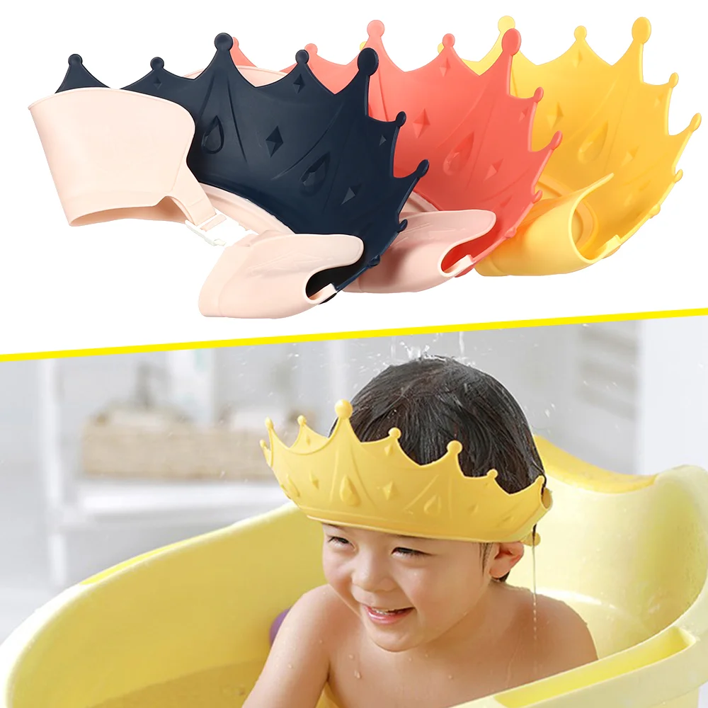 djustable Baby Shower Shampoo Cap Crown Shape Wash Hair Shield Hat for Baby Ear Protection Safe Children Shower Head Cover
djustable Baby Shower Shampoo Cap Crown Shape Wash Hair Shield Hat for Baby Ear Protection Safe Children Shower Head Cover