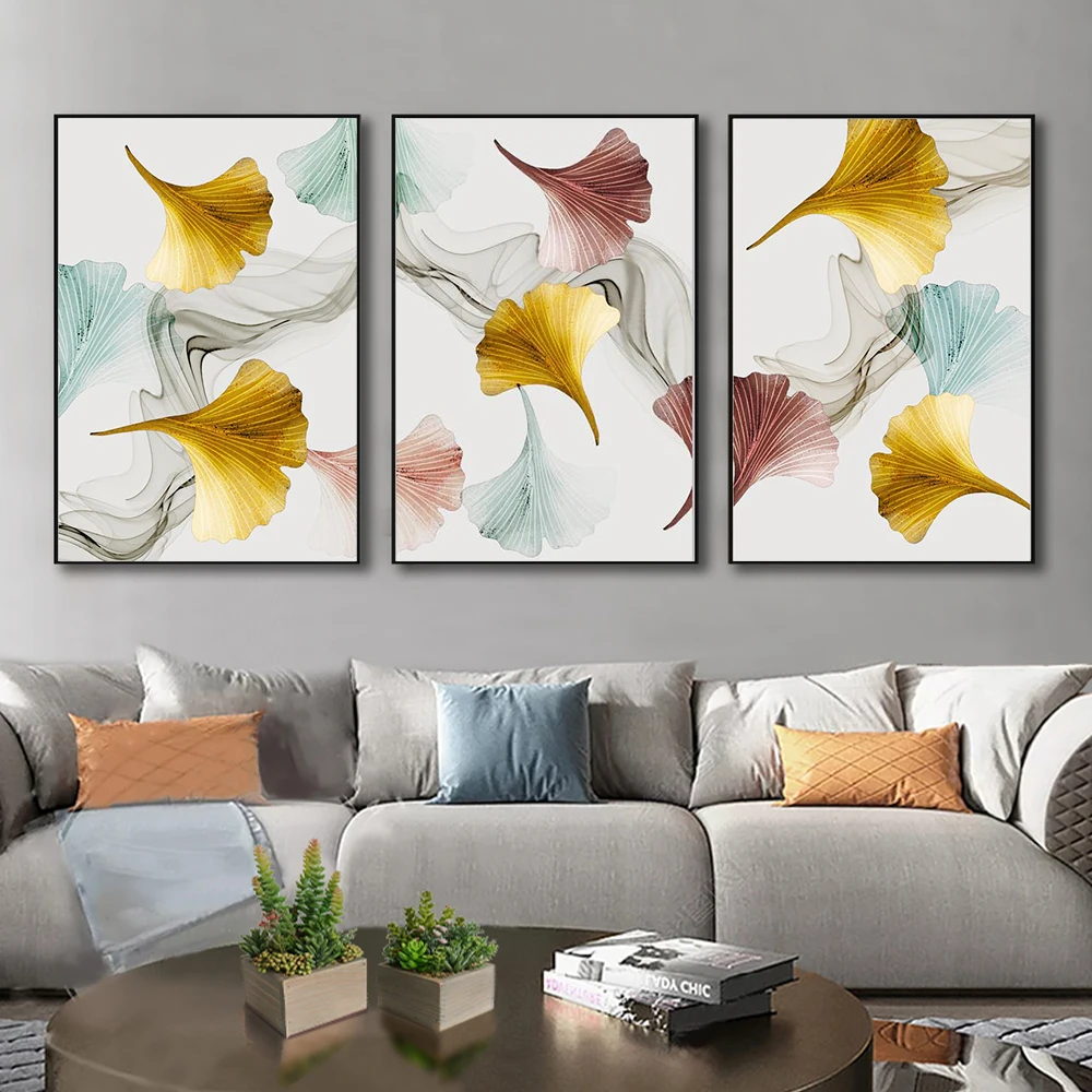 Nordic Abstract Golden Ginkgo Leaf Painting on Canvas Modern Home Decor Wall Art Poster Print Pictures for Living Room No Frame
Nordic Abstract Golden Ginkgo Leaf Painting on Canvas Modern Home Decor Wall Art Poster Print Pictures for Living Room No Frame