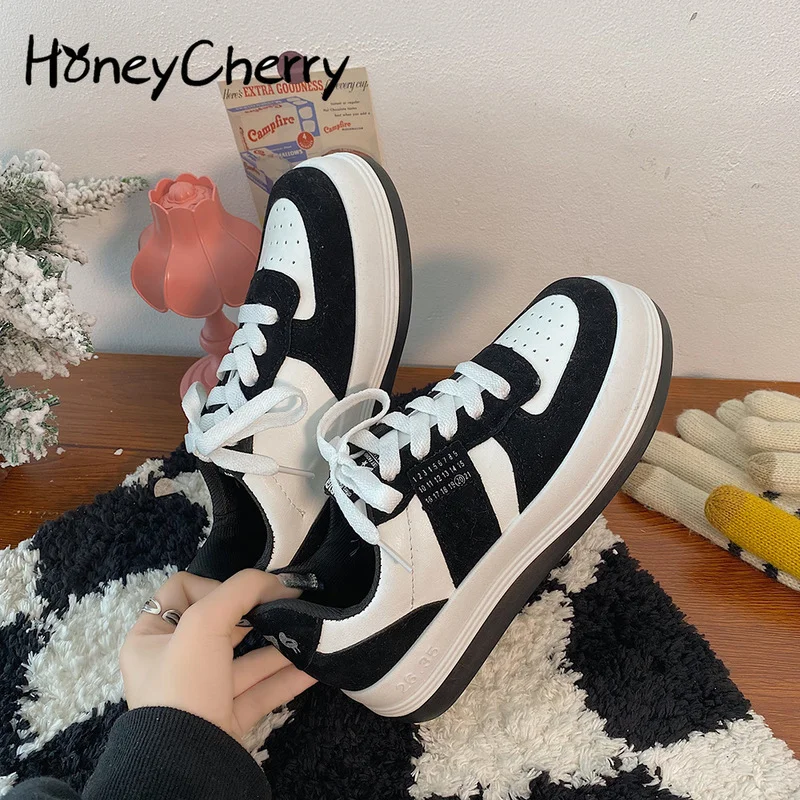 Туфли Honeycherry на плоской подошве, модные спортивные Ретро туфли с большим носком, на толстой подошве, повседневные увеличивающие рост, черные...
Туфли Honeycherry на плоской подошве, модные спортивные Ретро туфли с большим носком, на толстой подошве, повседневные увеличивающие рост, черные...